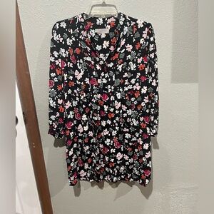 HOBBS LONDON Floral Long Sleeve Dress
